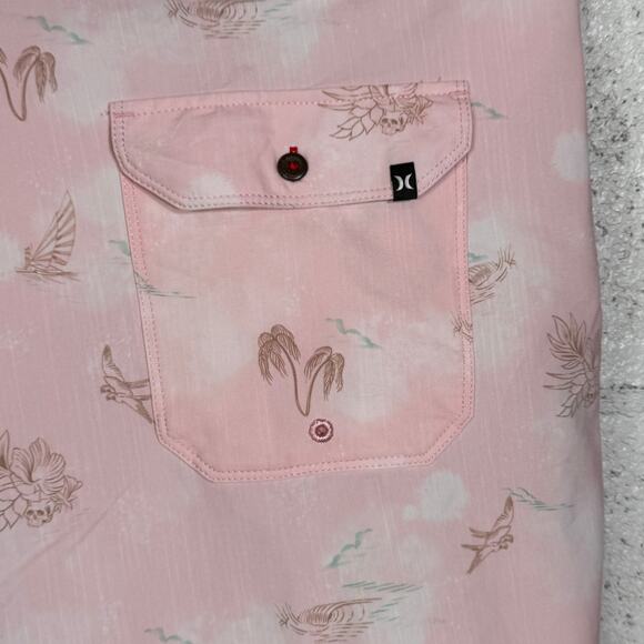Hurley Men's Phantom Naturals Sessions 16" Boardshort Flamingo 38 $60 - Picture 9 of 11